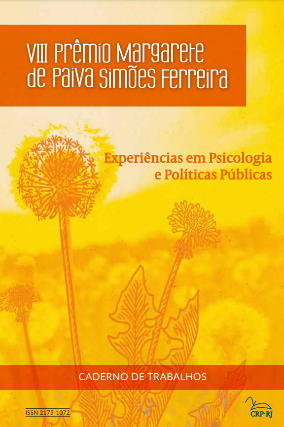 Caderno de trabalhos do VIII Prêmio Margarete de Paiva Simões Ferreira – Experiências em Psicologia e Políticas Públicas